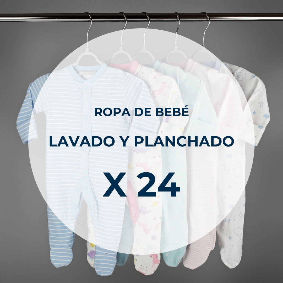 Pack lavado y planchado - 24 Prendas de bebé